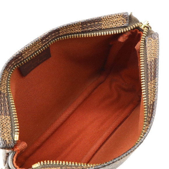 LOUIS VUITTON Brown Damier Pouch - Picture 6 of 10